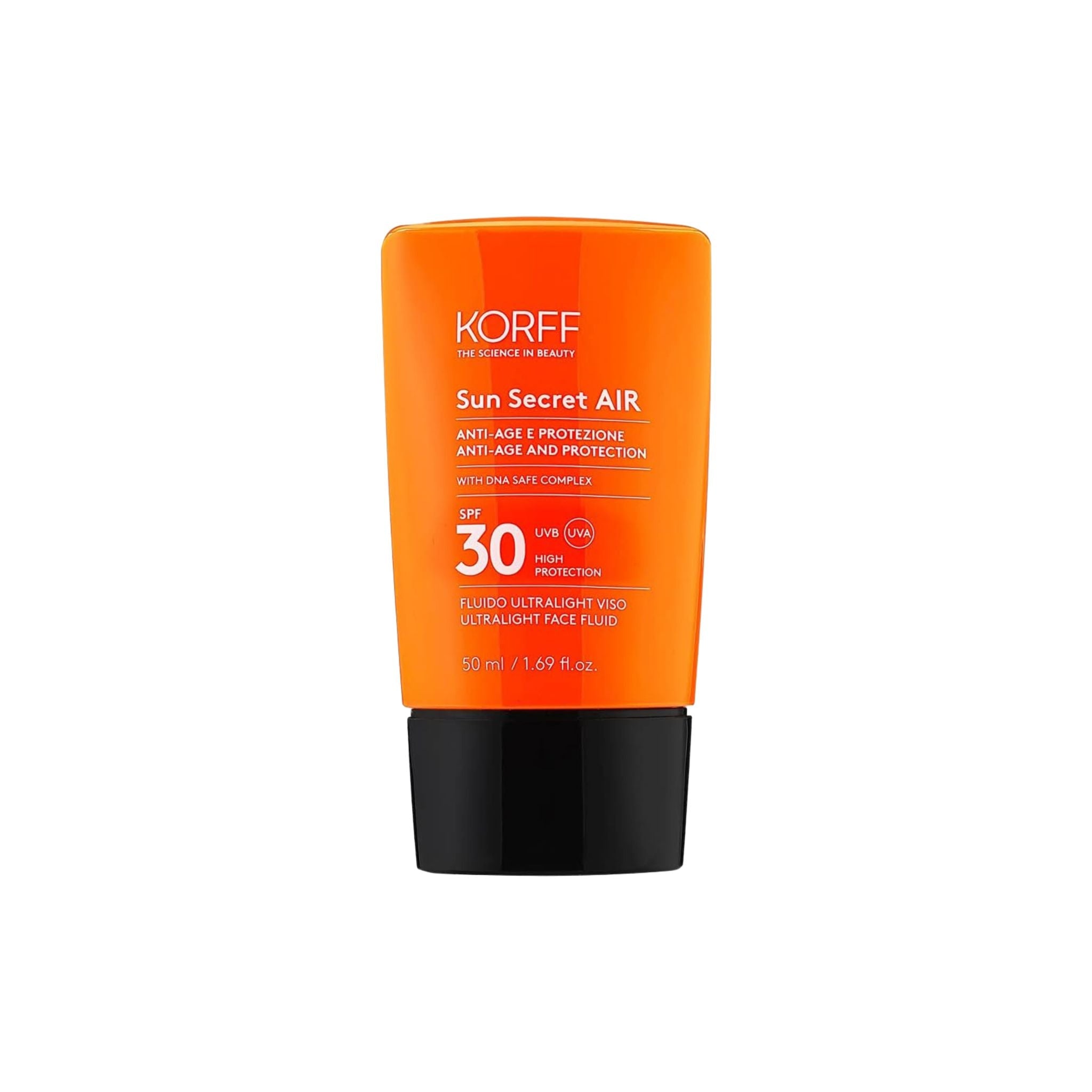 Korff Sun Secret Air Anti-Age And Protection Ultralight Face Fluid SPF 30